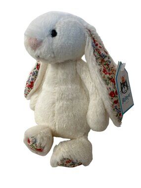 Jellycat OG Small Cream Blossom Bunny BNWT - Retired & Rare - 100% Authentic